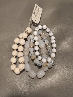 Pomina Beaded Stretch Bracelet Set 3 PCS